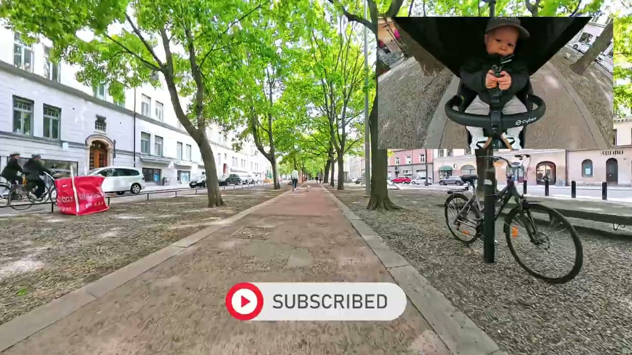 Baby Walk POV Stockholm Walking Tour 4K (Short, with Dog) - S&ouml;dermalm