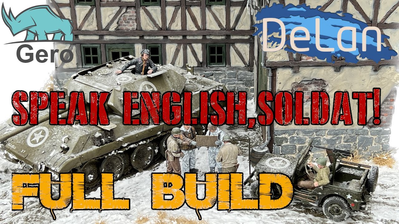 Diorama in 1/35: 'Speak English, Soldat!' - Unternehmen Greif Full Build