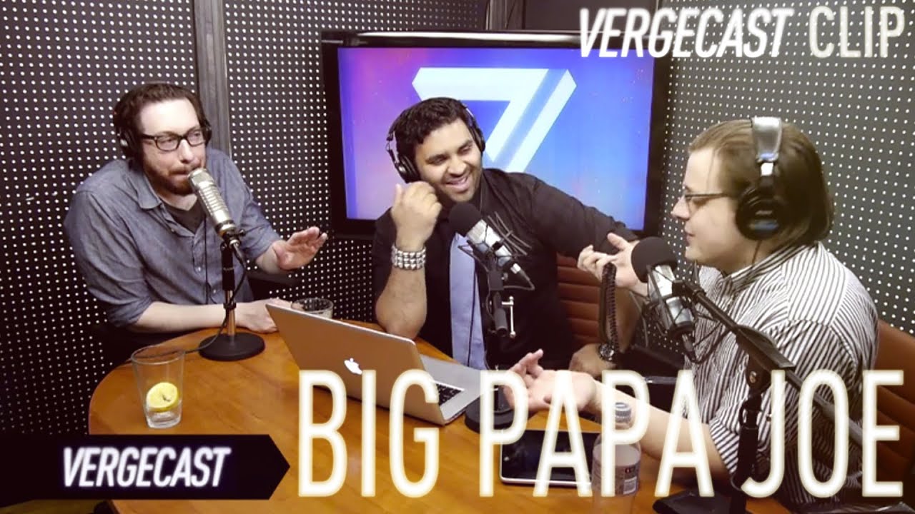 Big Papa Joe, world's biggest TouchWiz Fan - The Vergecast (clip)