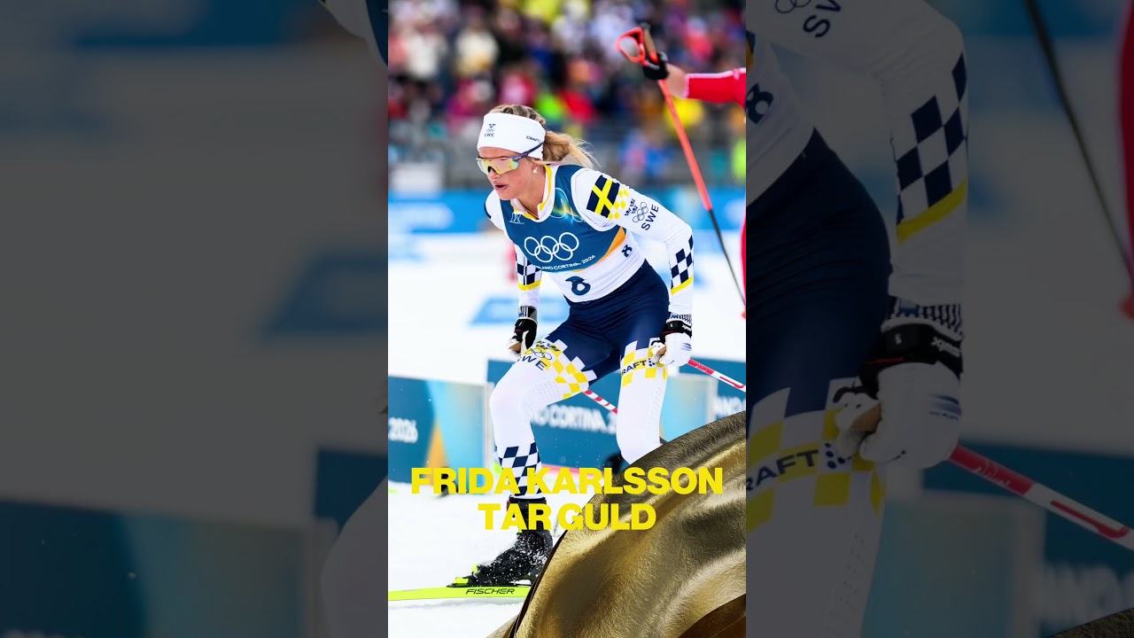 JAAAA! OS GULD TILL Frida Karlsson💙💛 OCH OS SILVER TILL Ebba Andersson💙💛OTROLIGT👏