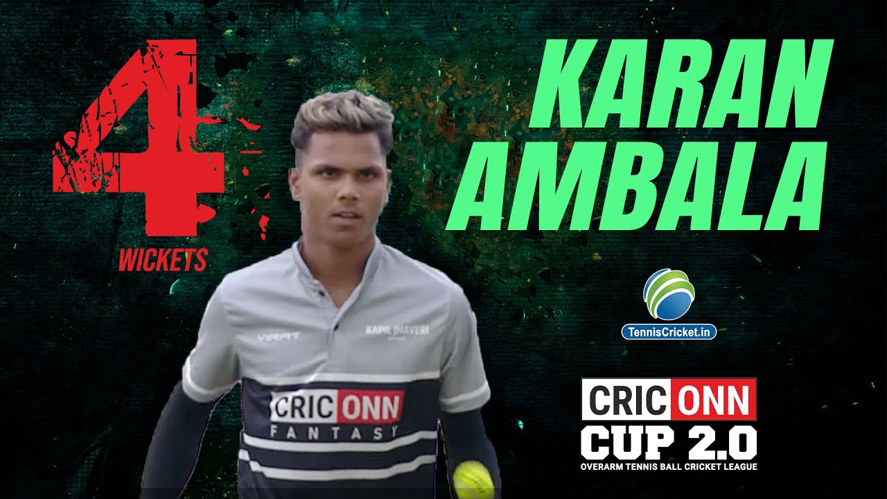 Karan Ambala Bowling || CRICONN CUP 2022