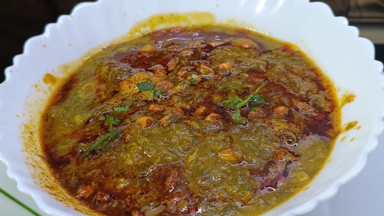 😀 winter special chane ka sag# food😋