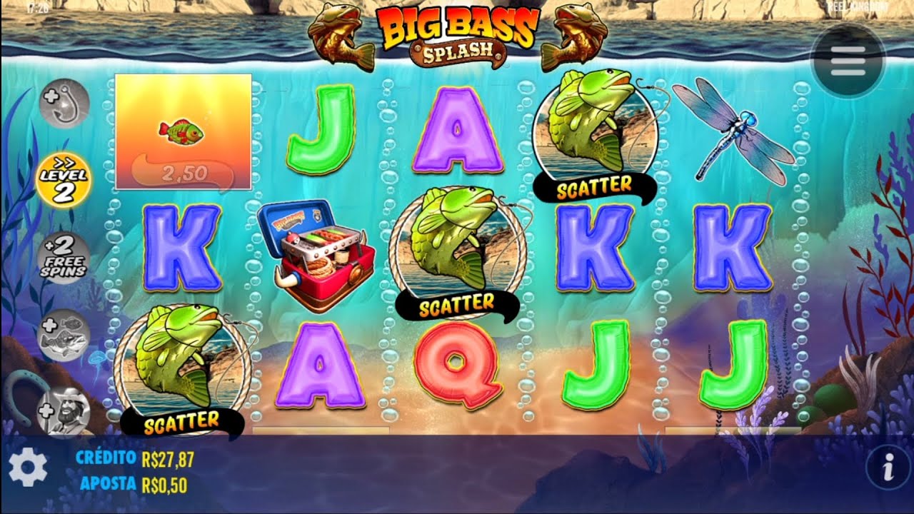 BIG BASS SPLASH COM BANCA BAIXA A ESCADINHA PERFEITA 😱 * FORREI ? *