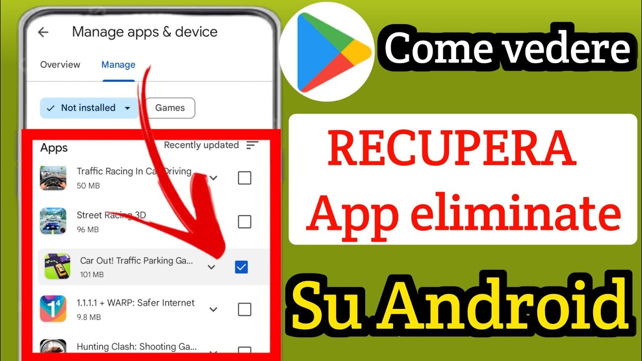 Come recuperare le app cancellate su Android | Ripristina le app eliminate da Android