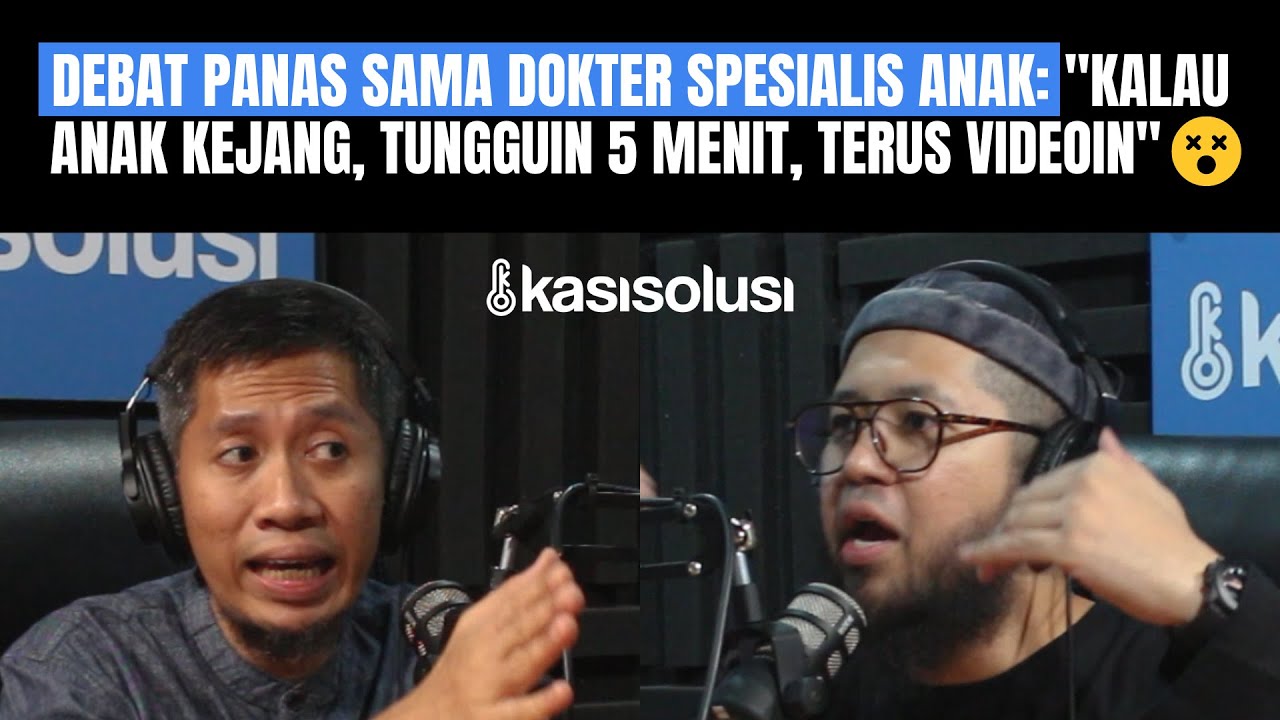 JANGAN DIKIT-DIKIT KE DOKTER⛔ INILAH 3 CARA ATASI ANAK KEJANG DEMAM MESKIPUN DI RUMAH - Dokter Apin