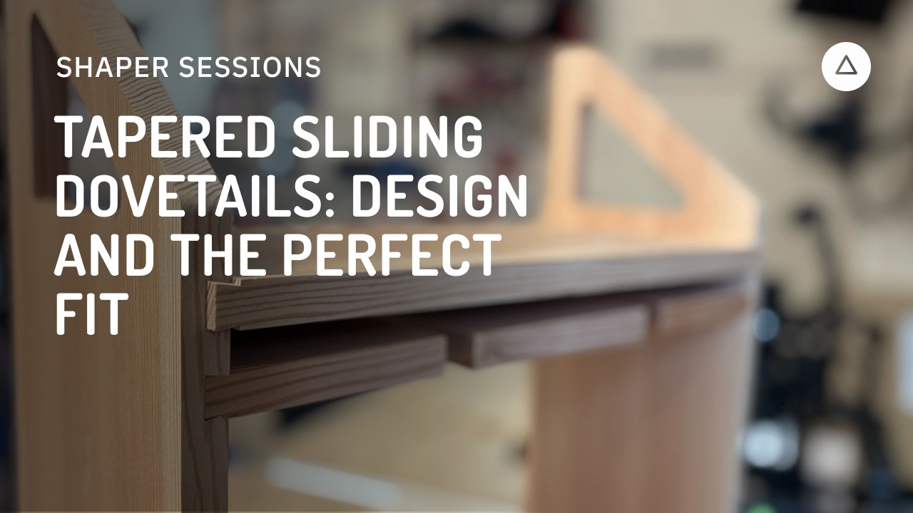 Session 150 - English: Tapered Sliding Dovetails: Design and The Perfect Fit