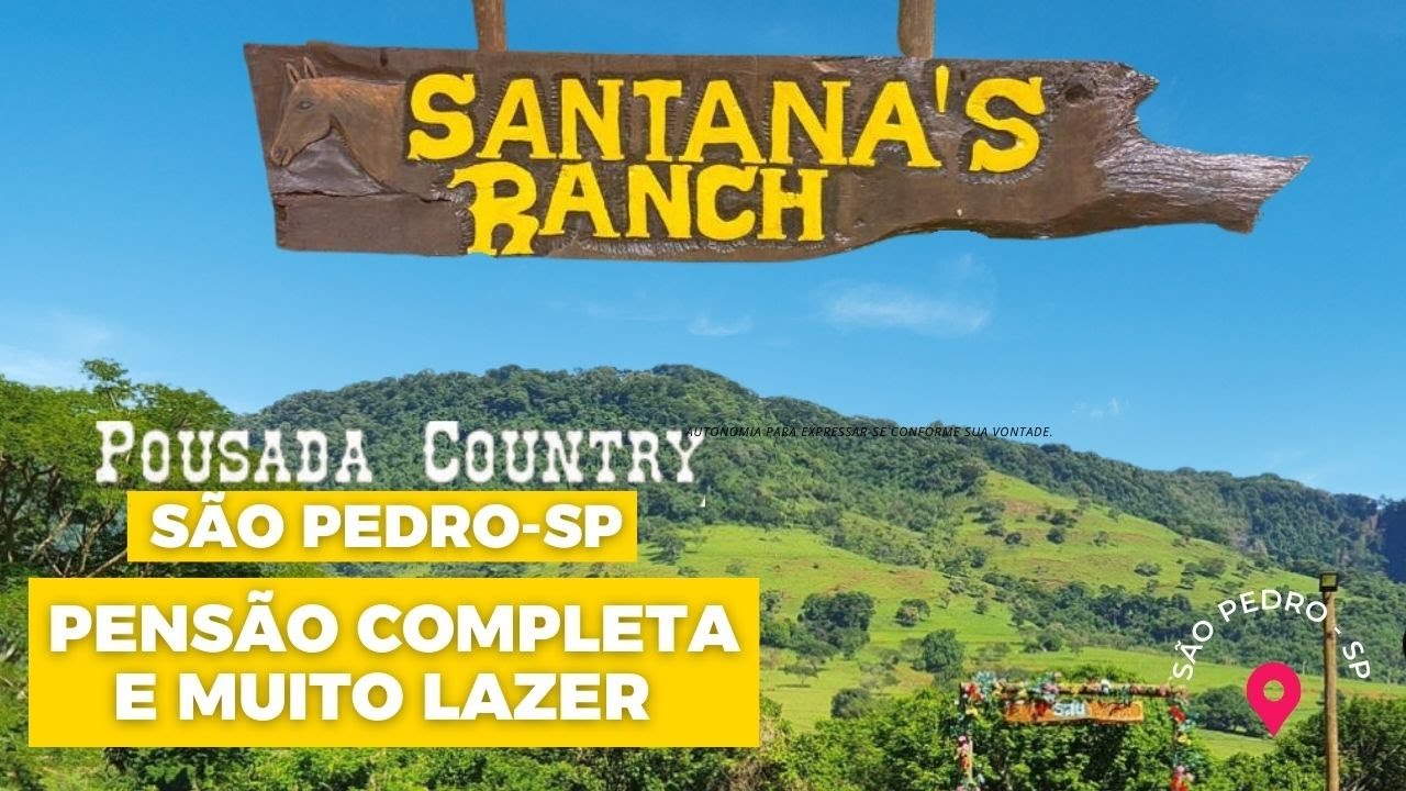 Santana's Ranch - Hospedagem com PENSÃO COMPLETA em SÃO PEDRO/SP