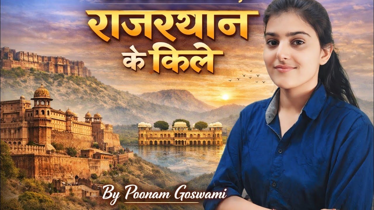 BSTC  Exam 2026:–Rajasthan Art and Culture ( किले) !!By: Poonam Goswami