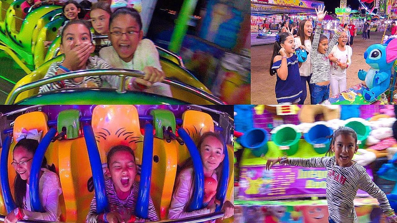 Locuras en la Feria de Juegos Mecanicos ¡GANAMOS PREMIOS!