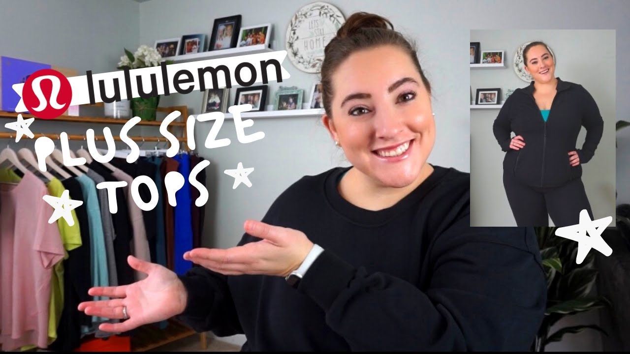 LULULEMON plus size tops try on haul!