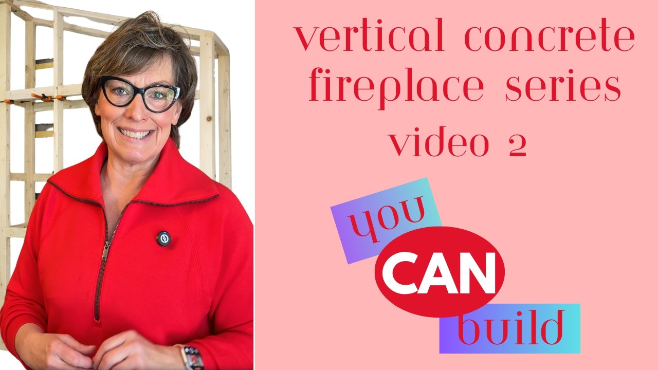 Build A Vertical Concrete Fireplace Series-Video 2