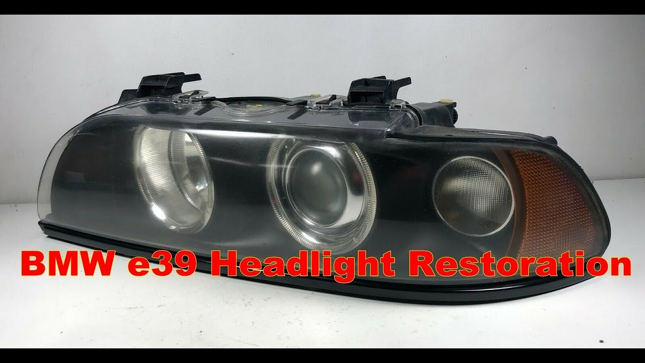 How to Restore BMW E39 5-Series Xenon Headlights