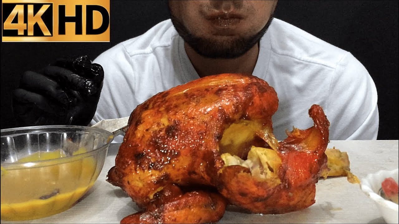 ASMR Pollo asado Colombiano 4k.