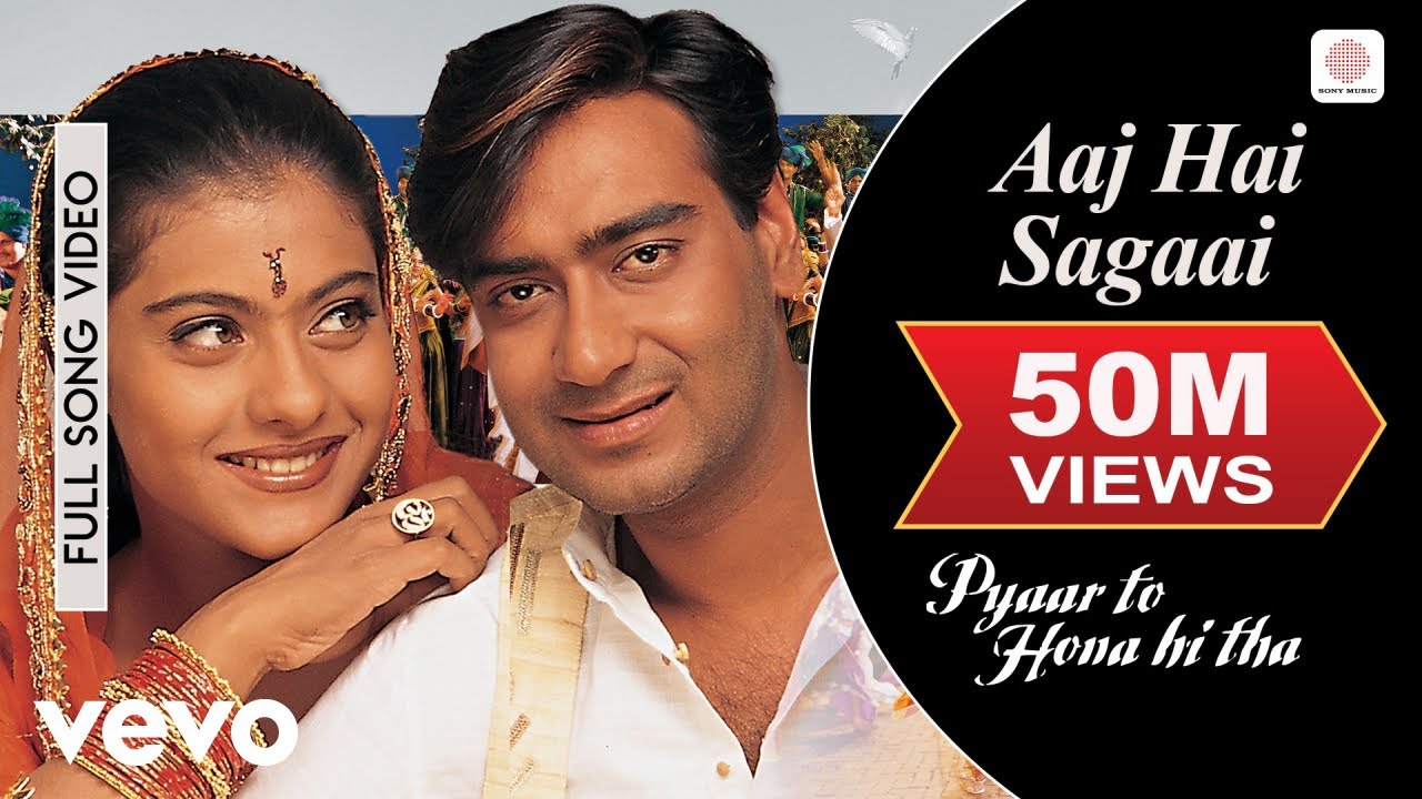 Aaj Hai Sagaai Full Video - Pyaar To Hona Hi Tha | Kajol | Ajay Devgan | Abhijeet | Alka Yagnik