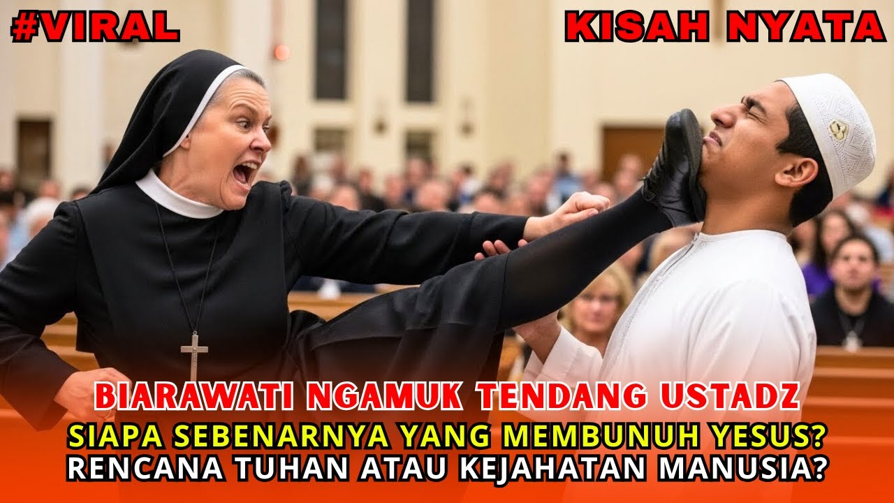 USTADZ DATANG KE GEREJA MENANTANG BIARAWATI! DEBAT SENGIT TENTANG YESUS TUHAN ATAU MANUSIA?