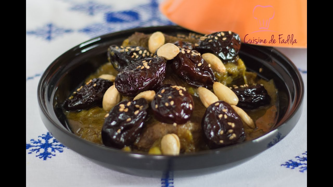 Tajine de boeuf aux pruneaux طاجين اللحم بالبرقوق