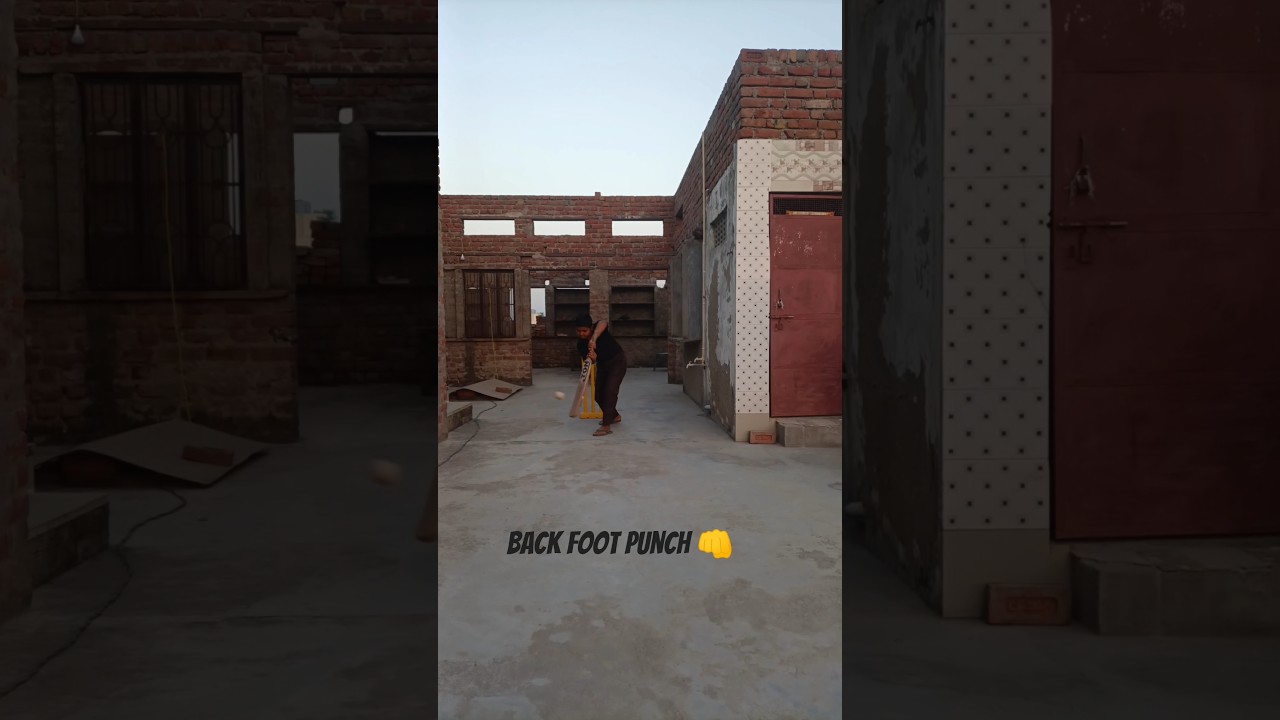 back foot punch 👊 