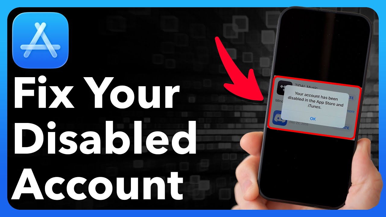 How To Fix Your Account Has Been Disabled In The App Store And iTunes