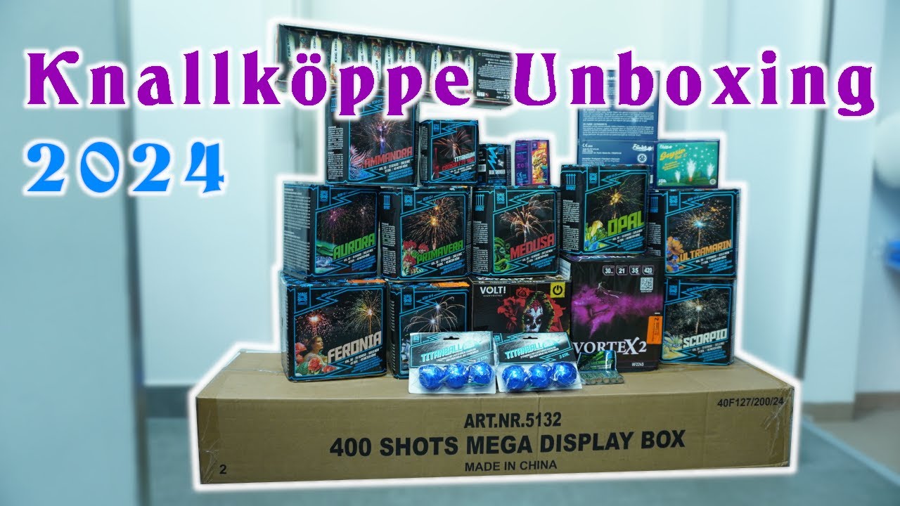 Knallköppe Feuerwerk Unboxing 2024/2025 | 400€🎆