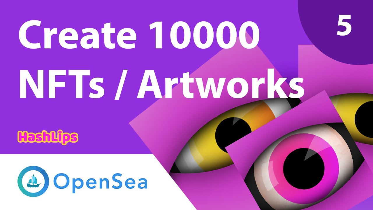 Create 10000 generative NFTs / Artworks with code part 5