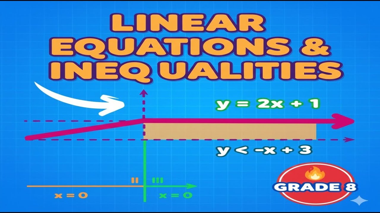 Grade 8 Math Unit 3-part 1| Linear Equations and Inequalities | Linear Equations Graph Explained.