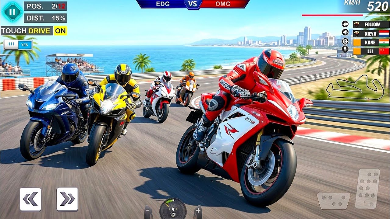 Moto Rider Bike Racing Game - Motorcycle Racing Simulator - Android Gameplay