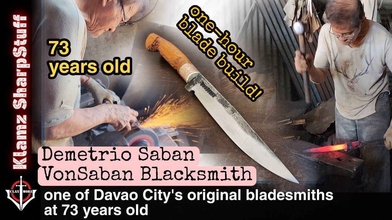 Pandayan Visit: Demetrio Saban the Original Blacksmith of Davao City at 73 years old