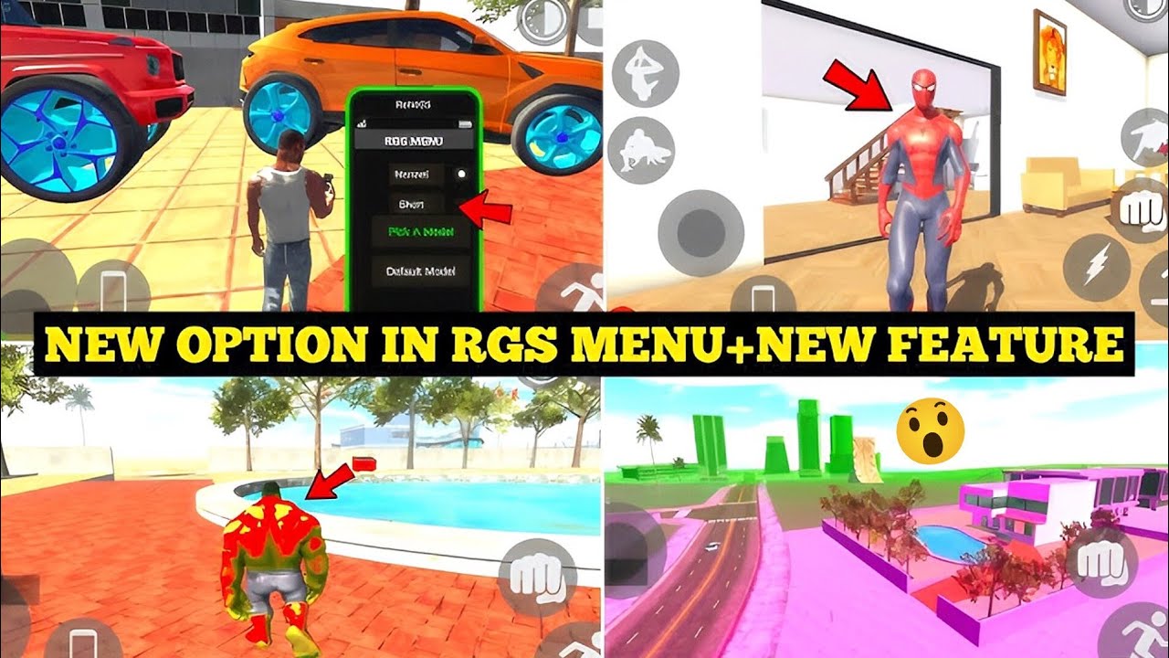 NEW UPDATE 🤯 | Secret RGS Menu + Lamborghini URUS Code! 🚗🔥 Indian Bike Driving 3D |