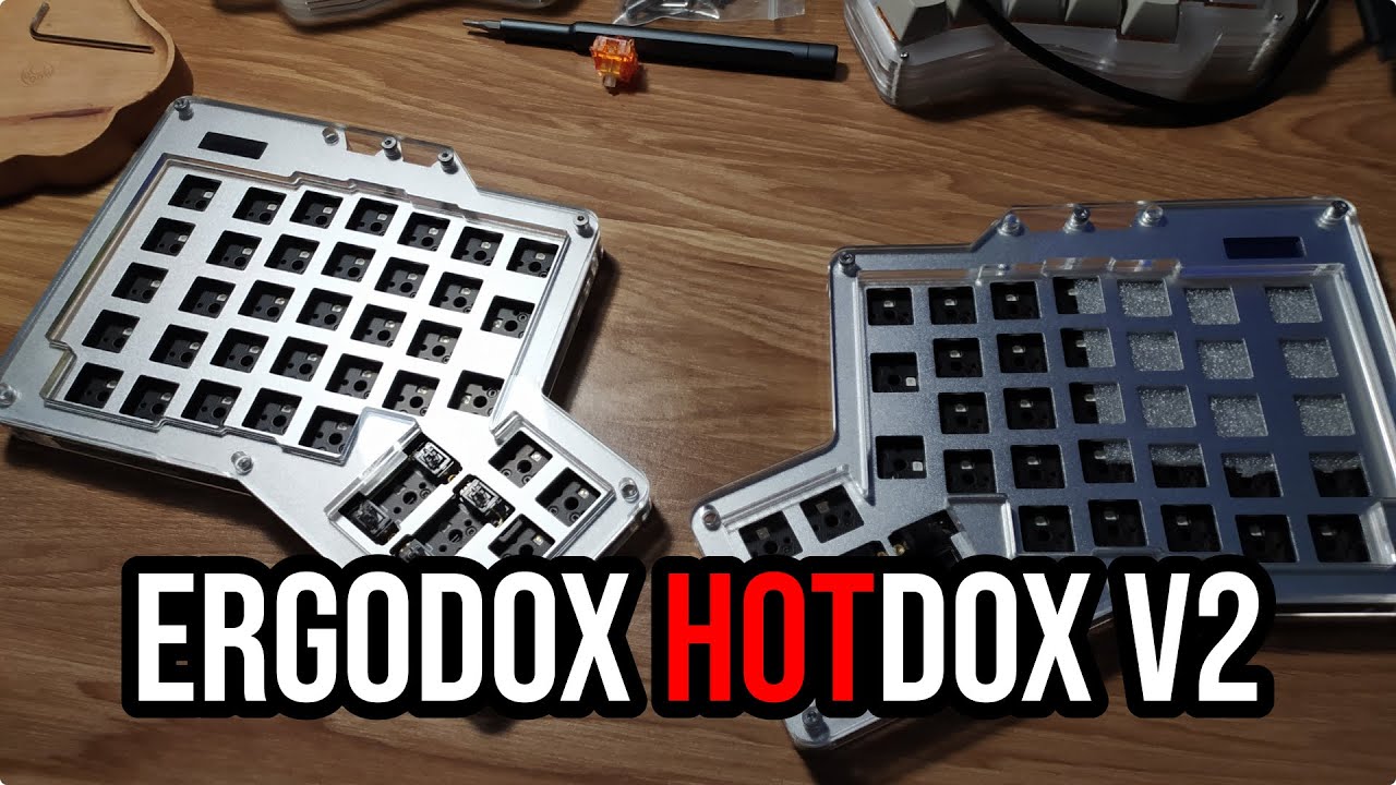 ErgoDox 76 HotDox V2 - Split keyboard Hot Dox v2