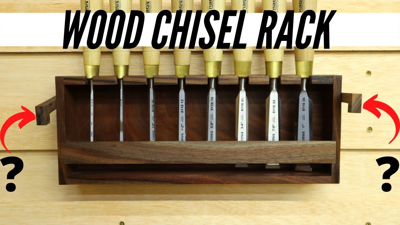 Wood Chisel Storage Rack For A French Cleat Wall