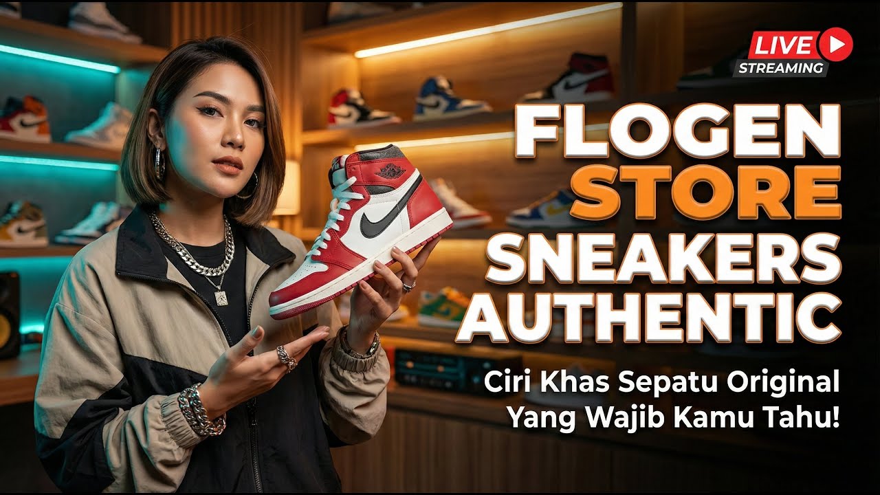 🔴 Ciri Khas Sneakers Original yang Wajib Kamu Tahu & Promo Hanya Di Flogen Store