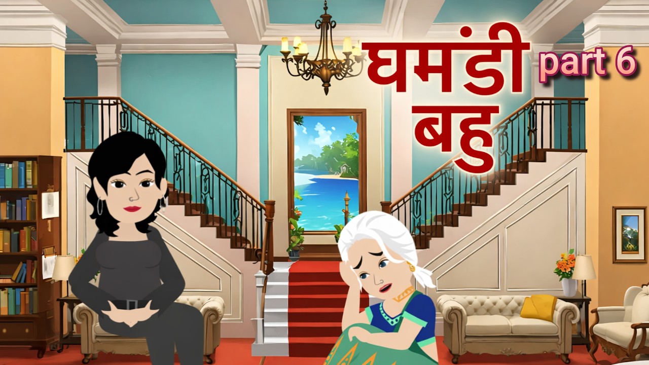 घमंडी  बहु  Part6 || Moral Kahani |Moral story | Animation Kahani | Cartoon Kahani | Saas Bahu