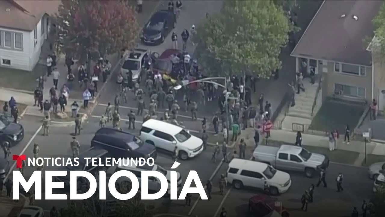 Gritos y sirenas alertaron a vecinos de Chicago de la redada que acabó en caos | Noticias Telemundo