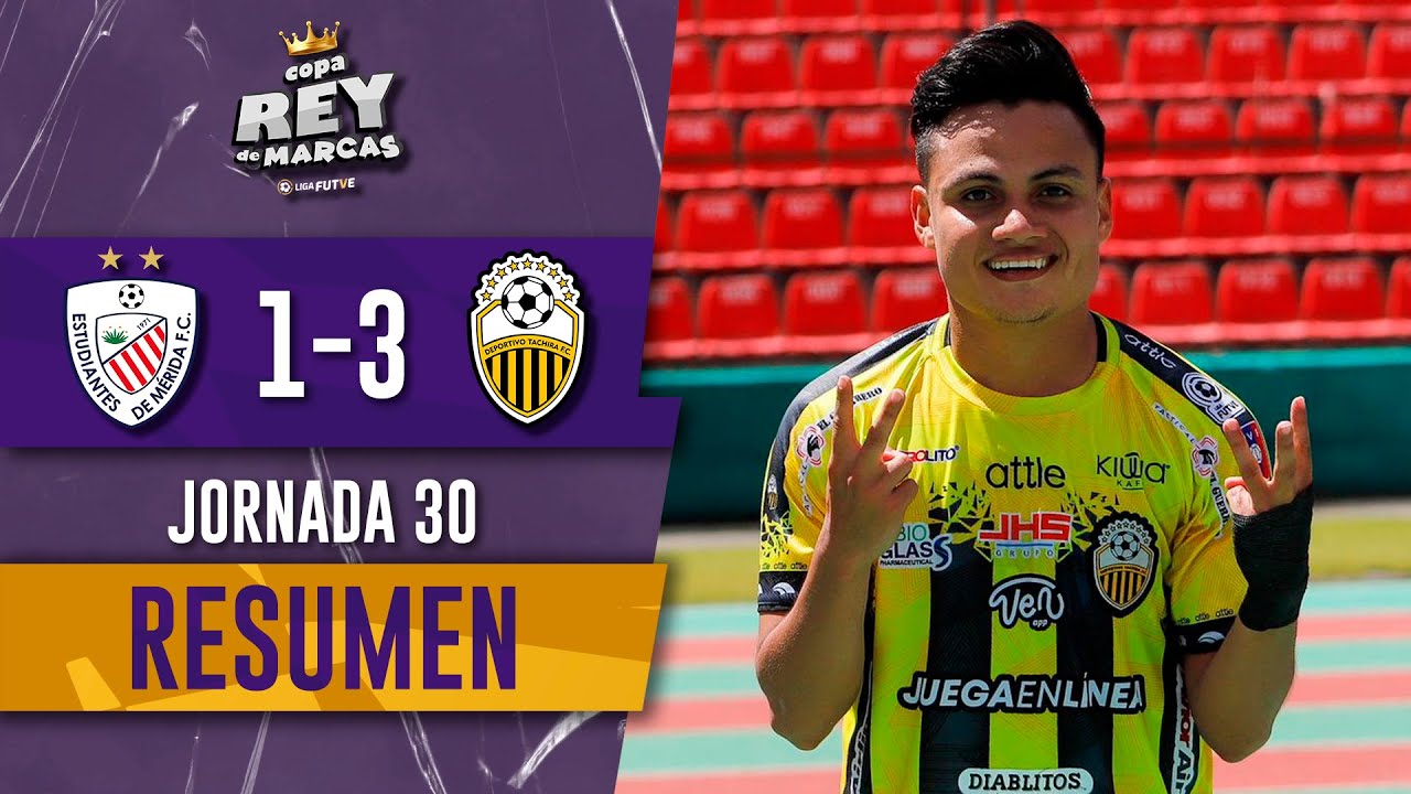 Récord aurinegro | Estudiantes Vs Táchira | LigaCopaReyDeMarcas | Jornada 30 | LigaFUTVE