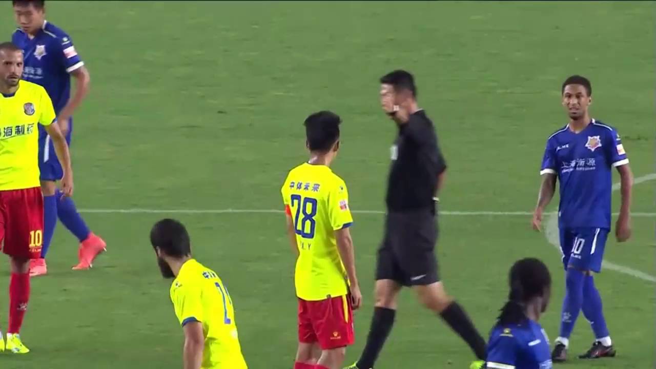 Biro Biro Goals 2016.09.18 R.27 China League Shanghai Shenxin 3:0 QingdaDao   Huanghai