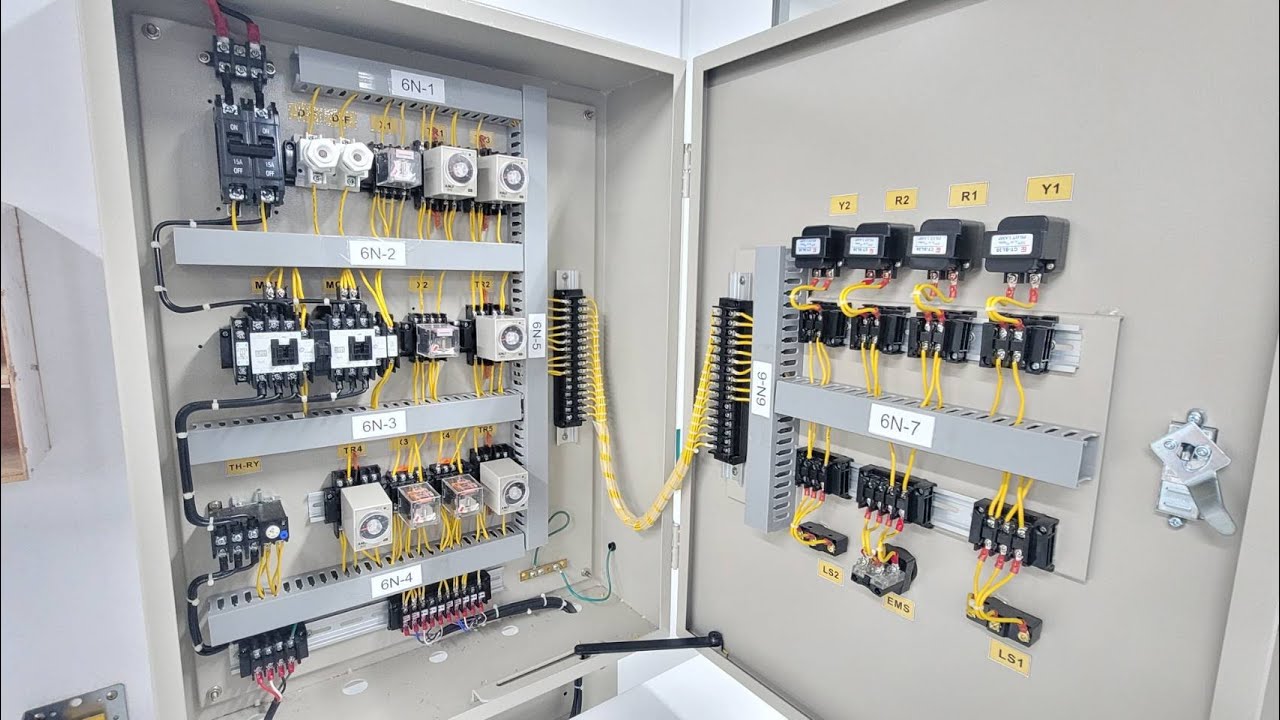 乙級室內配線第二站第六題－ 大門控制電路動作測試