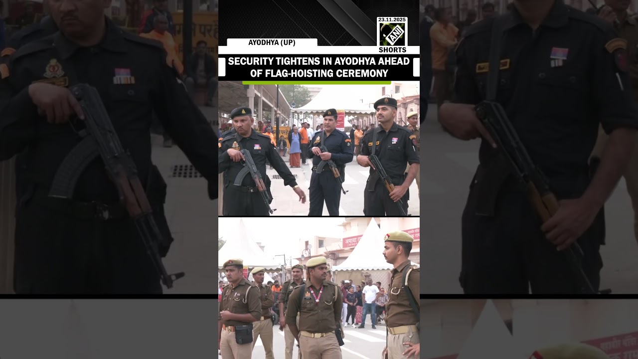Security heightened in Ayodhya ahead of PM Modi&rsquo;s flag-hoisting at Ram Mandir on Nov 25