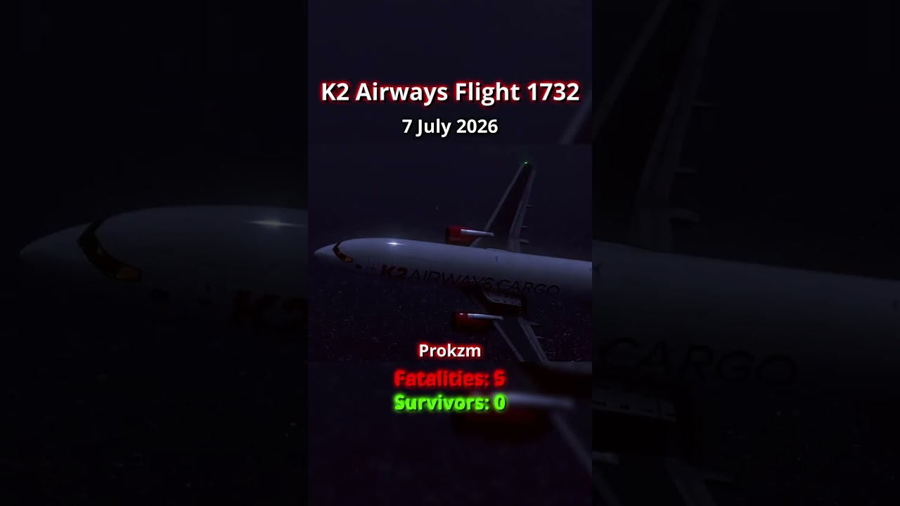 K2 Airways Flight 1732 #aviation #aviationdisaster #2026