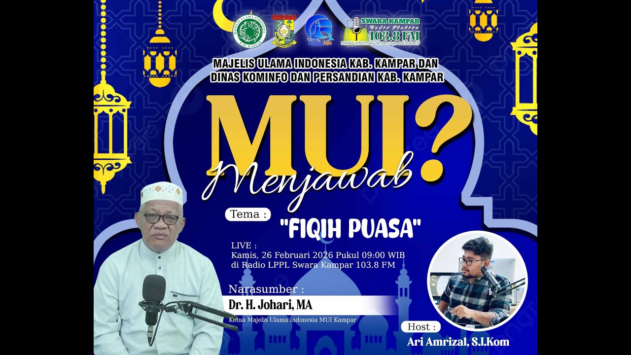 [MUI MENJAWAB] Dr. JOHARI, MA - FIQIH PUASA [SEGMEN 4]