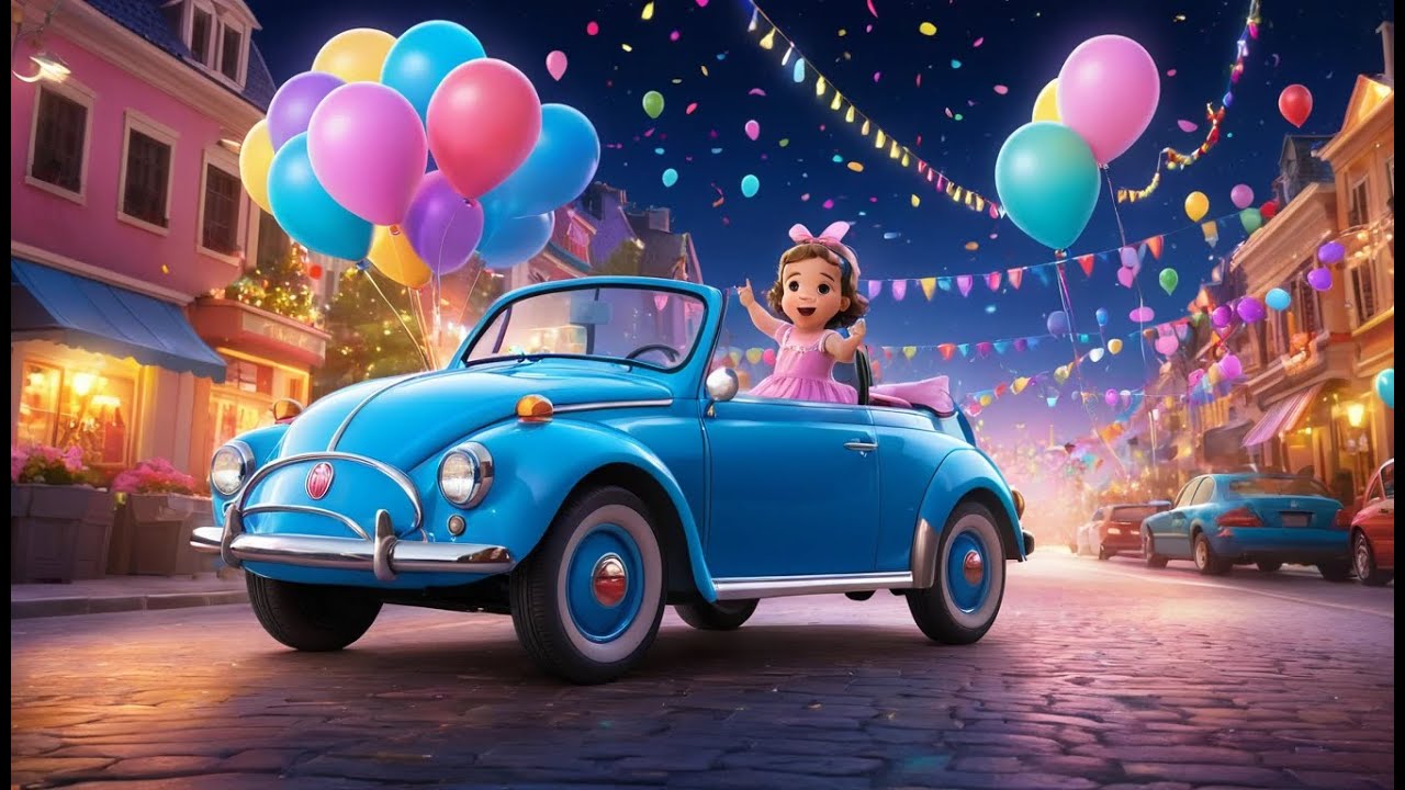Magic Car New Year Countdown | Fun Action & Learning Video for Toddlers