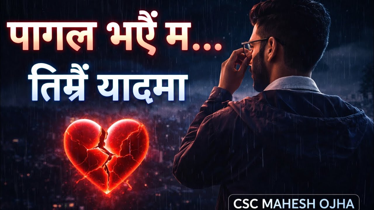 तिम्रै यादमा पागल | New Nepali Sad Song 2026 | CSC MAHESH OJHA