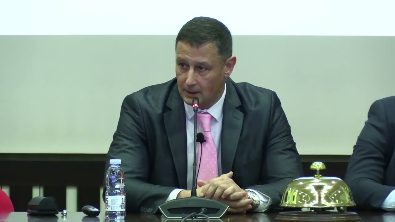 Публична лекция в УНСС на проф. д-р Евгени Станимиров, ректор на Икономическия университет - Варна