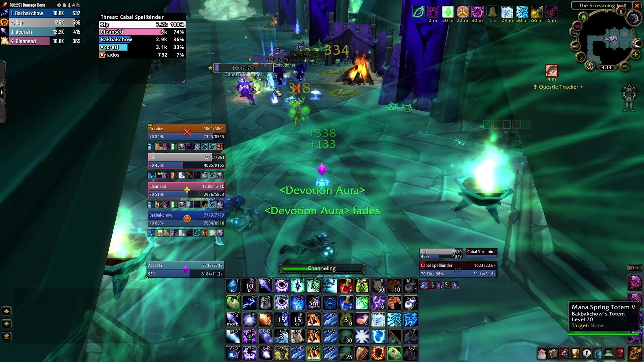 wow tbc heroics - arcane mage