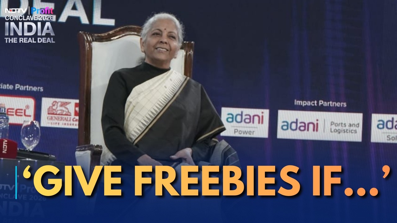 Should States Continue To Give Freebies During Elections? FM Nirmala Sitharaman's Answer