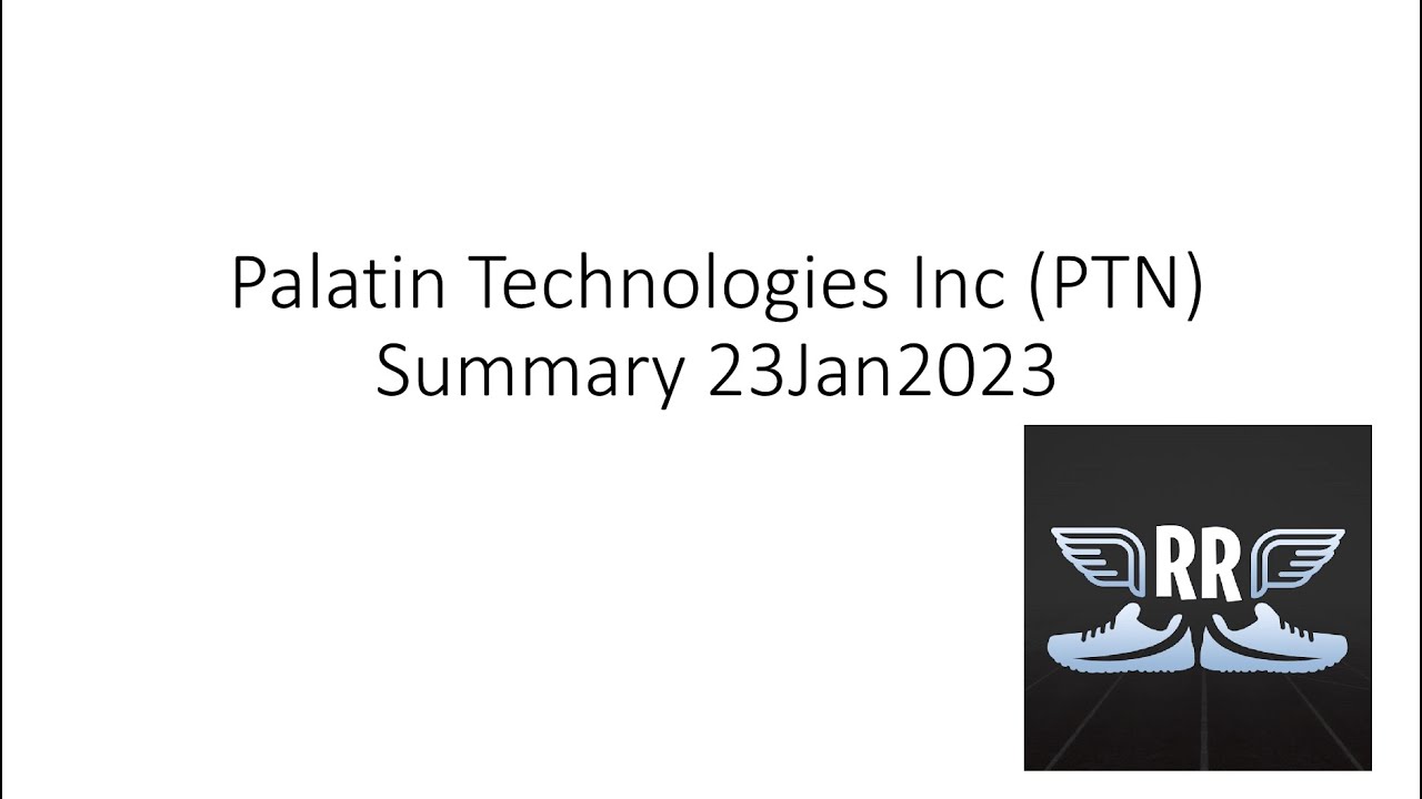 Palatin Technologies Inc PTN Summary 23Jan2023