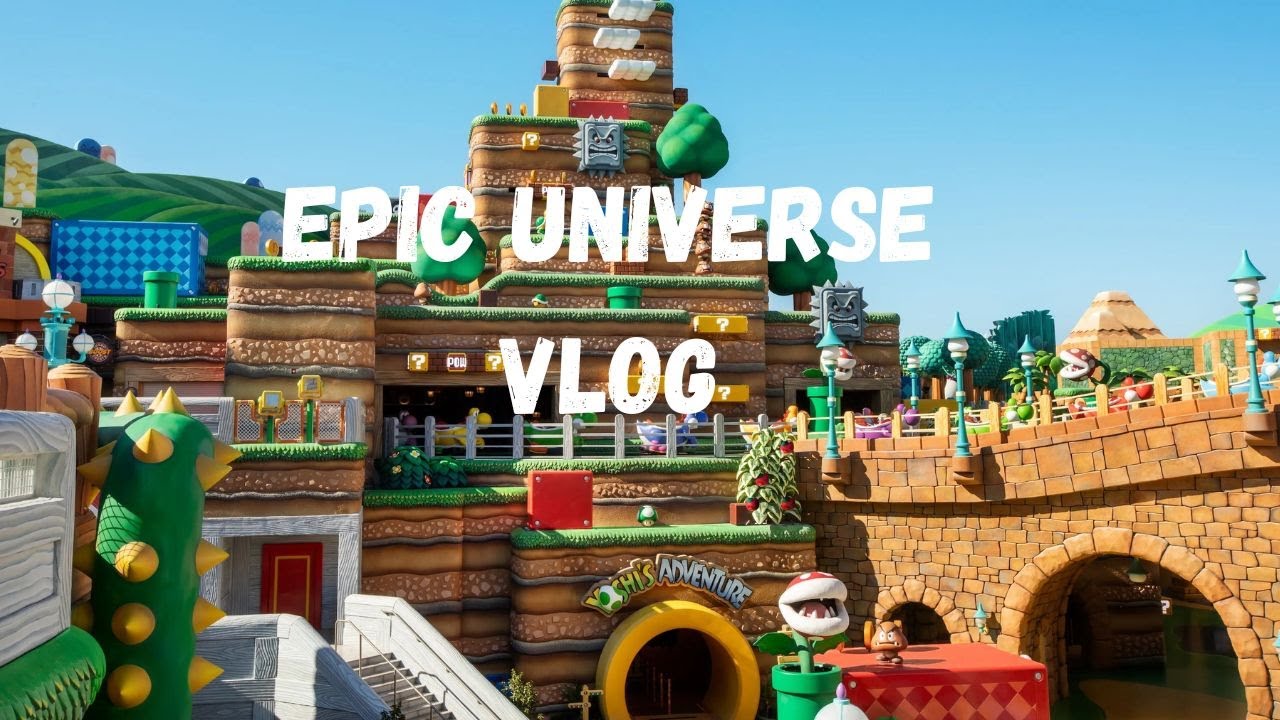 Один день в Epic Universe! Аттракционы, еда и развлечения!