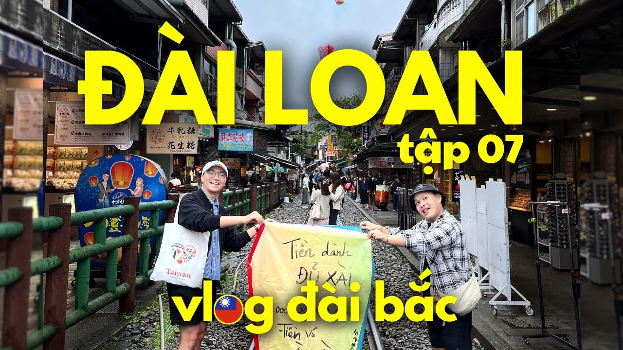 Du Lịch Đài Loan 2025 - Food Tour Bộ 3 Làng Cổ Cửu Phần Thập Phần Làng Mèo Houtong