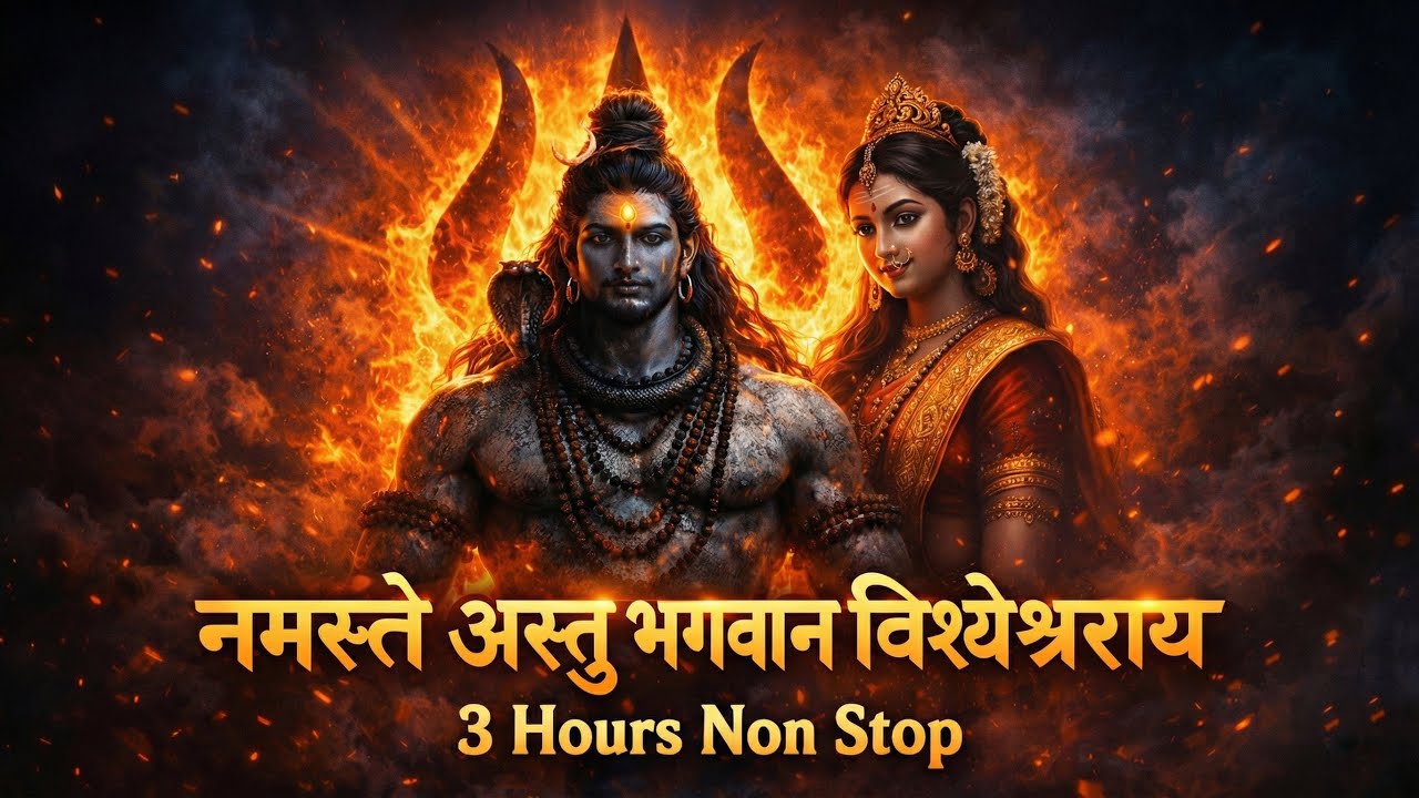 Namaste Astu Bhagwan Vishweshwaraya | Mahadev Protection Mantra 🔱 | by Kailash Raaga
