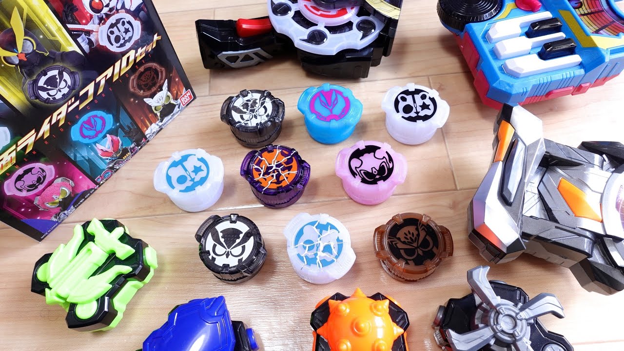 プレバン限定 デザグラライダーコアIDセット レビュー！割れコア3種も付属！シロー・ダパーン・メリー・ギンペン・リバイ・ケイロウ・バッファ(割れジャマトVer) 仮面ライダーギーツ