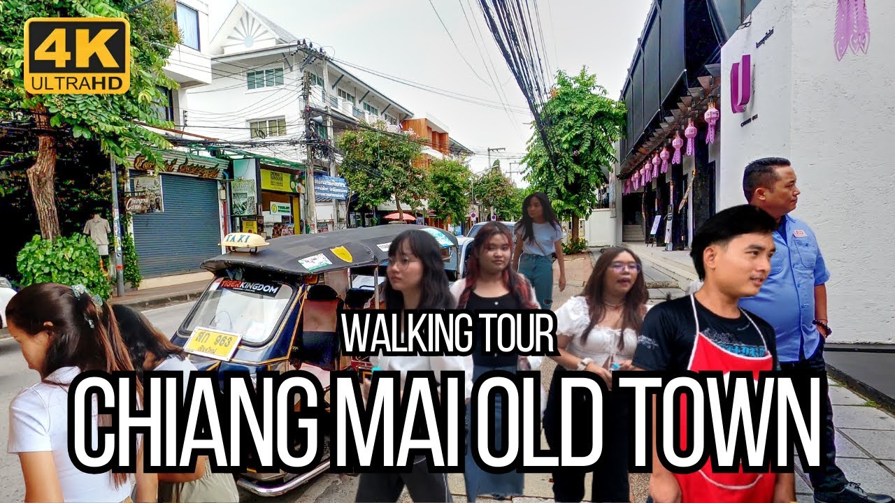 🇹🇭 4K HDR | Walking Chiang Mai - The BEST Street Food In the World